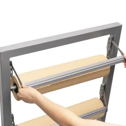 3 Layer Kraft Paper Roll Dispenser With Wheels (750mm)