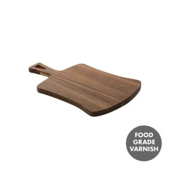 Acacia Wood Charcuterie Paddle Board Brown (22x35x1.5cmH)