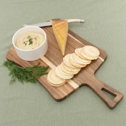 Acacia Wood Charcuterie Paddle Board Brown (22x35x1.5cmH)