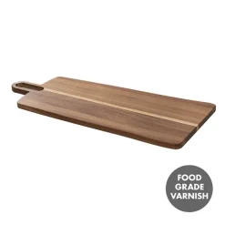 Acacia Wood Paddle Cutting Board Brown (25x58x1.5cmH)