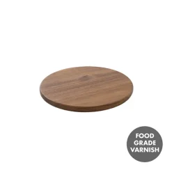 Acacia Wood Round Serving Board Brown (25cmDx1.5cmH)