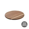 Acacia Wood Round Serving Board Brown (35cmDx1.5cmH)
