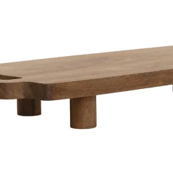 Acacia Wood Serving Board Stand Brown (48x20x5cmH)