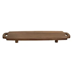 Acacia Wood Serving Board Stand Brown (58x23x5cmH)