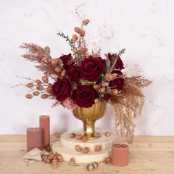 Acorn Branch Spray Brown (60cmH)