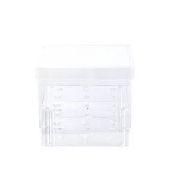 Acrylic 9 Head Rose Display Box with Lid (16x15cm)