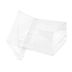 Acrylic 25 Rose Head Display Box with Drawer (25x25x15cmH)