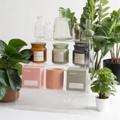 Acrylic 3 Tier Display Stand Clear (40x36.2x36.2cm)