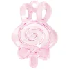 Acrylic Charms Lollypop Ornament Pack 12 Pink (57x39mm)