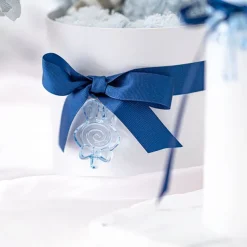 Acrylic Charms Lollypop Ornament Pack 12 Blue (57x39mm)