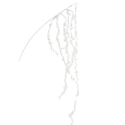 Acrylic Crystal Cascading Spray Silver (100cmH)