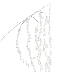 Acrylic Crystal Cascading Spray Silver (100cmH)