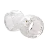Acrylic Crystal Napkin Ring Pack 2 Clear (3.8cmD)