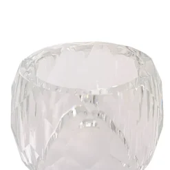 Acrylic Crystal Napkin Ring Pack 2 Clear (3.8cmD)
