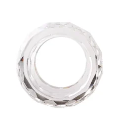Acrylic Crystal Napkin Ring Pack 2 Clear (3.8cmD)