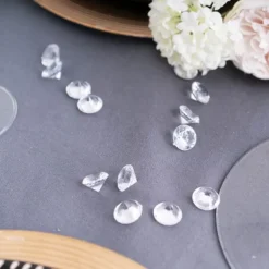 Acrylic Diamond Scatters 18mmD Small Clear (400g Bag)