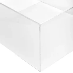 Acrylic Hamper and Gift Box Square Clear Set 2 (25x15Hcm)