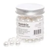 Acrylic Pearl Beads Ball White 14mm (100pc Jar)