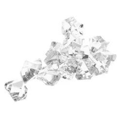 Acrylic Rock Crystal Scatters 15x25mm Clear (400g Jar)