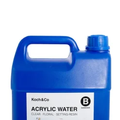 Acrylic Water 2 Part Clear Floral Setting Resin Kit Bulk 9L