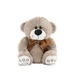 Alec Bear with Bow Brown (19cmST)