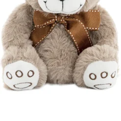 Alec Bear with Bow Brown (19cmST)