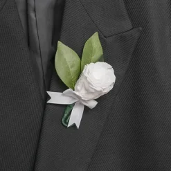 Amore Forever Rose Heads Pack 6 White (5-6cmD)