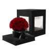 Amore Forever Rose x24 Head Window Box Red (28x33cmH)