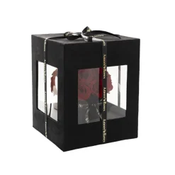 Amore Forever Rose x24 Head Window Box Red (28x33cmH)