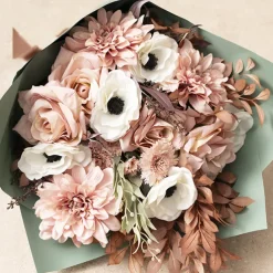 Anemone Flower Stem White (14cmDx57cmH)