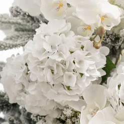 Annabelle Hydrangea Stem White (19cmDx55cmH)