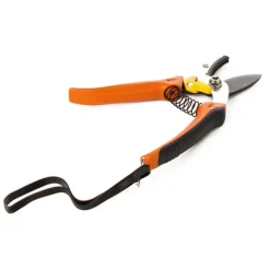 Anvil Secateurs Garden Shear Orange Handle (18cm - 7")