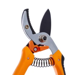 Anvil Secateurs Garden Shear Orange Handle (18cm - 7
