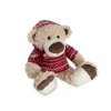 Archie the Arctic Bear w Hoodie Brown (25cmH)