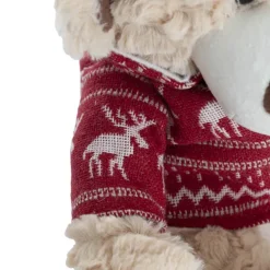 Archie the Arctic Bear w Hoodie Brown (25cmH)