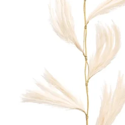 Artificial Bulrush Garland Soft Almond (150cmL)