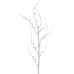 Artificial Curly Twig Branch White (112cmH)