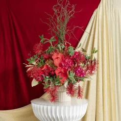 Artificial Curly Willow Branch Brown (140cmH)