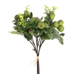 Artificial Fig Bouquet Green (33cmH)
