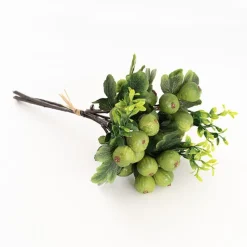 Artificial Fig Bouquet Green (33cmH)