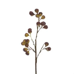 Artificial Fig Spray Red (61cmH)