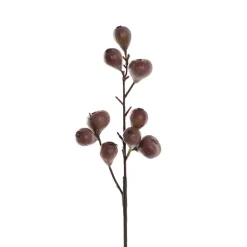 Artificial Fig Spray Wine (48cmH)