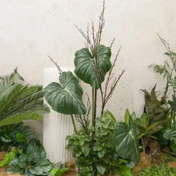 Artificial Long Twig Branch Spray Brown (129cmH)