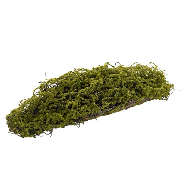 Artificial Moss Arrangement Display Piece Green (18cmx49cmL)