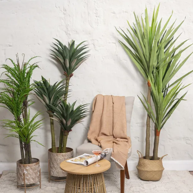 Artificial Pineapple Potted Tree Green (160cmH)