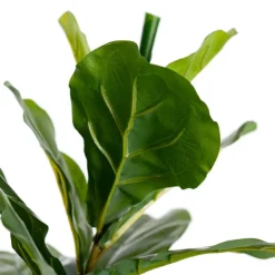 Artificial Real Touch Potted Fiddle Tree Green (65cmH)