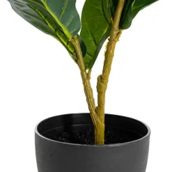 Artificial Real Touch Potted Fiddle Tree Green (65cmH)
