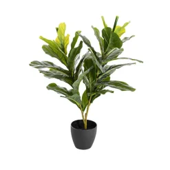 Artificial Real Touch Potted Fiddle Tree Green (65cmH)