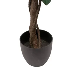 Artificial Rose Topiary Tree Potted Soft Pink (130cmH)