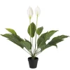Artificial Spathiphyllum Potted Plant Real Touch (76cmH)